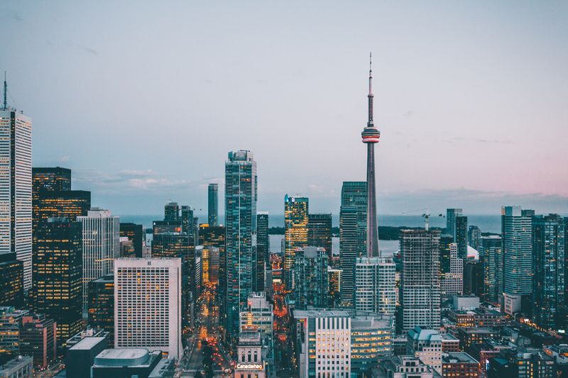 CN Tower & Lake Ontario